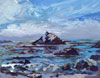 This image of the ocean and sky celabrating together, blending blues and greys to become one. 